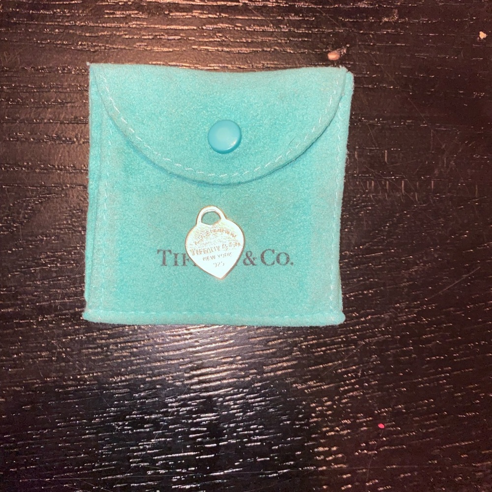 Rare Tiffany Picasso love heart necklace charm